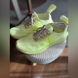 Veja Rick Owen’s collab Lime Green Sneakers